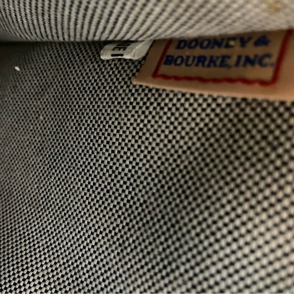 Dooney & Bourke Gray & Black Signature Logo Double Pocket Tote - Picture 9 of 14